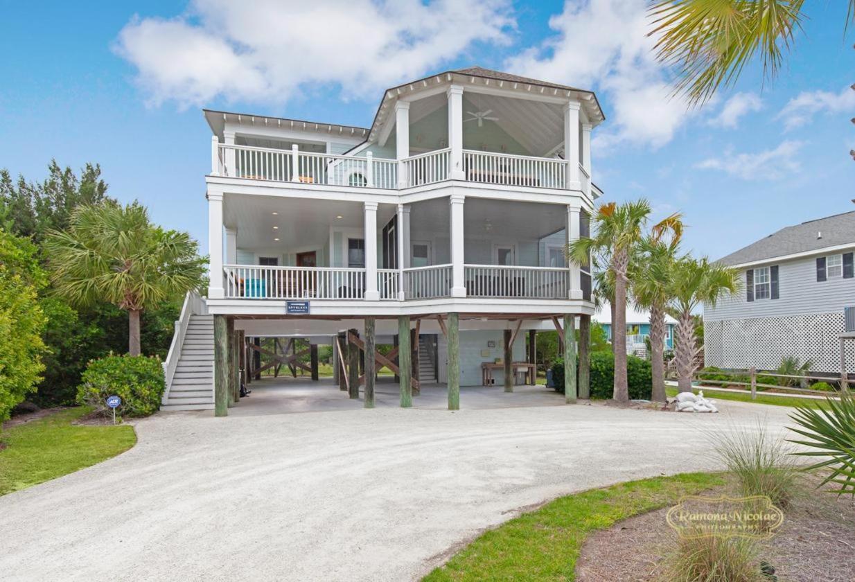 Elegant Beachfront Escape With Wrap-Around Porches Pawleys Island Esterno foto