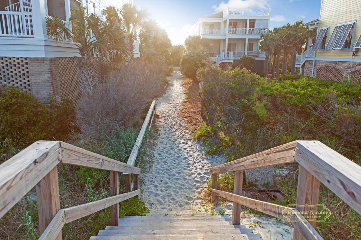 Elegant Beachfront Escape With Wrap-Around Porches Pawleys Island Esterno foto