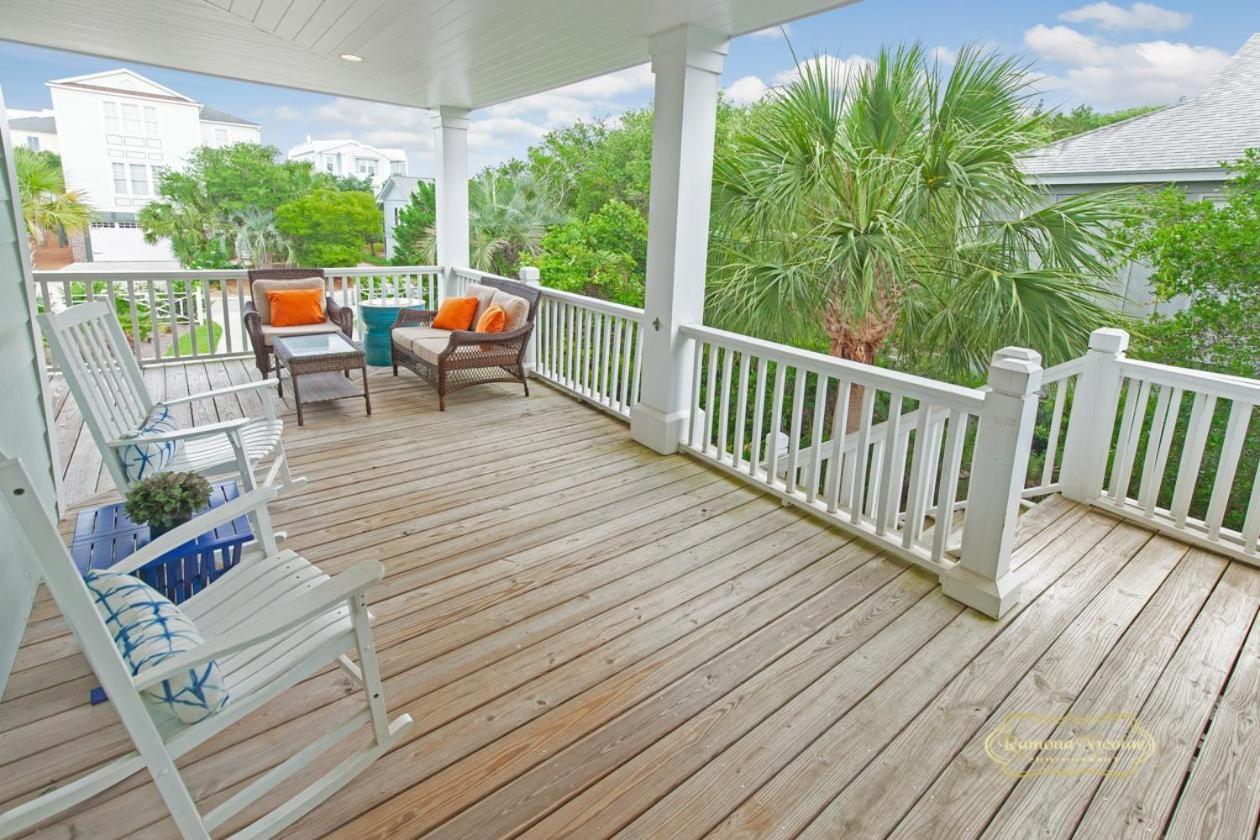 Elegant Beachfront Escape With Wrap-Around Porches Pawleys Island Esterno foto